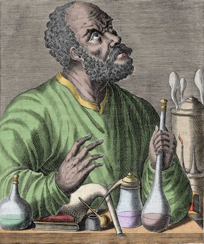 Jaber arab vegyész portréja (Jabir Ibn Hayyan) Jabir Ibn Hayyan (621-6). alkotó: Unknown artist