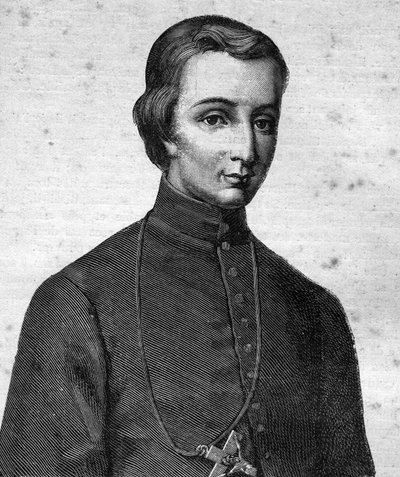A „” Boldog Pierre-Louis-Marie Chanel, marista, Óceánia első vértanújának (1803-1841) portréja – a „” Les Contemporains”-ban”, n.d. század vége. alkotó: Unknown artist