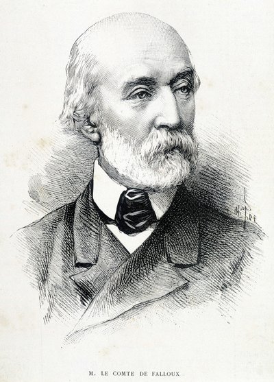 De Fallux gróf (1811-1886) francia politikus portréja. alkotó: Unknown artist
