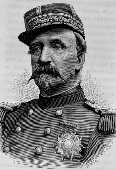 Aumale hercegének (Charles de Lorraine) portréja (1822 - 1897). század végi metszet a „Histoire de France”-ban, H. Martin. alkotó: Unknown artist