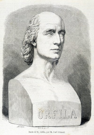 Orfila (1787-1853) francia orvos és vegyész portréja. alkotó: Unknown artist