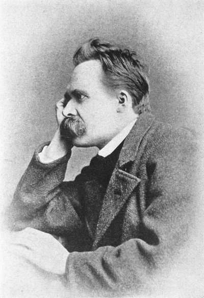 Friedrich Nietzsche (1844-1900) német filozófus portréja. alkotó: Unknown artist