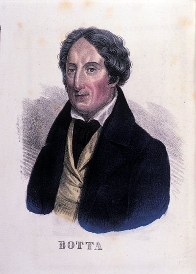 Carlo Botta (1766-1837) olasz orvos és politikus portréja. alkotó: Unknown artist