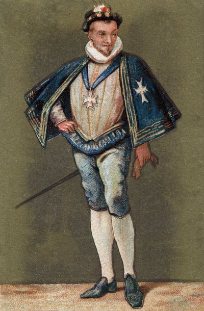 Henrik francia király (1551-1589) portréja. alkotó: Unknown artist