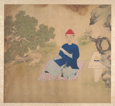 Családtagok portréi, 19. század közepe (tizenkilenc lapból álló album; tus és szín, selyem) alkotó: Unknown Artist