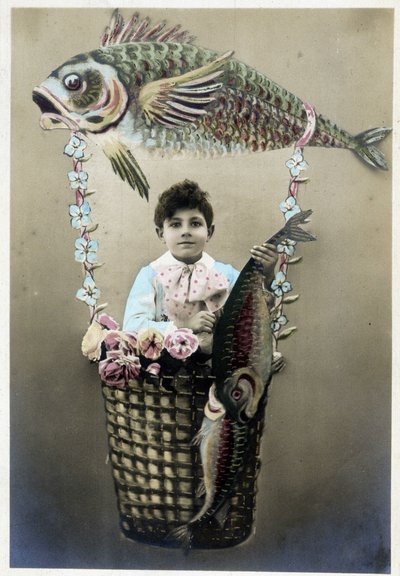 Képeslap április 1-jéről, 20. század eleje alkotó: Unknown Artist