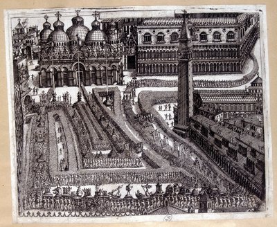 Körmenet Velencében a XVII alkotó: Unknown artist