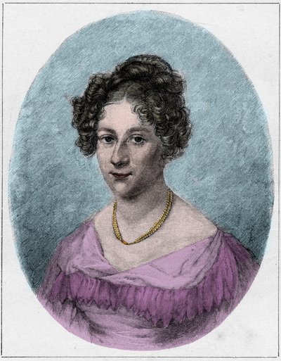 Rahel Varnhagen von Ense, szül. Rahel Levin, Rahel Robert vagy Robert-Tornow (Robert Tornow) (1771-1833), a romantika korszakának német írója alkotó: Unknown artist