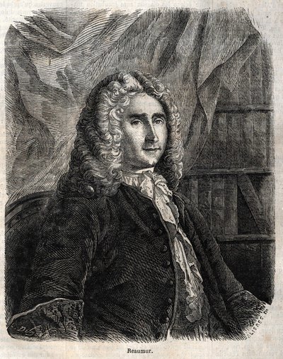 Rene Antoine Ferchault de Réaumur. francia fizikus és természettudós 1683-1757 alkotó: Unknown artist