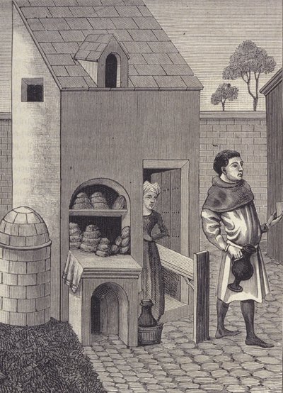 Egy pék ábrázolása a XV. alkotó: Unknown artist