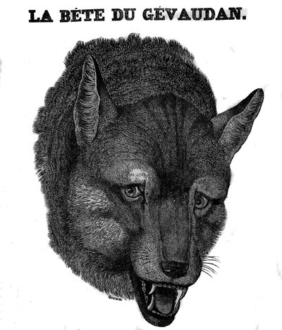 A Bete du Gevaudan képviselete. alkotó: Unknown artist