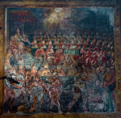 A Nizzai Első Zsinat, az Első Ökumenikus Zsinat képviselete 325-ben alkotó: Unknown artist