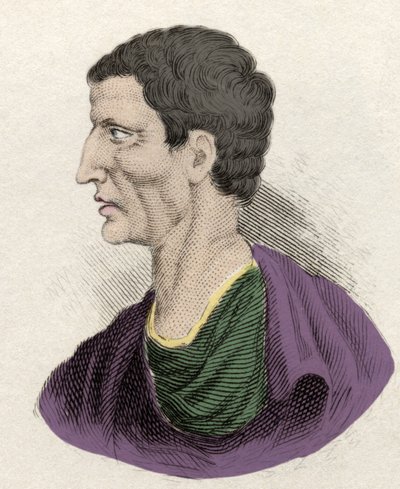 Lucius Cornelius Sulla római politikus (Szék vagy Szék) (Kr. e. 138-68) ábrázolása. századi metszet. alkotó: Unknown artist