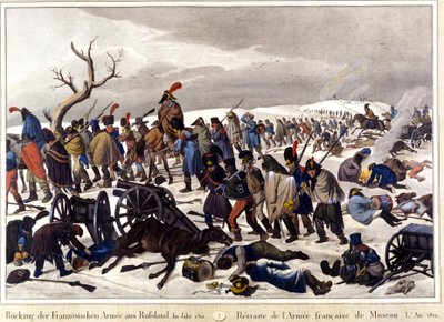 1812-ben visszavonták a moszkvai francia hadseregtől. Metszet 19. század. alkotó: Unknown artist
