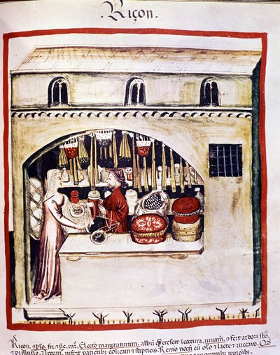 Rizsárus – Tacuinumban alkotó: Unknown artist