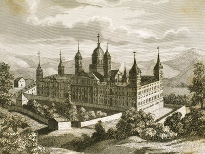 San Lorenzo de El Escorial királyi kolostor, Madrid tartomány, Spanyolország alkotó: Unknown
