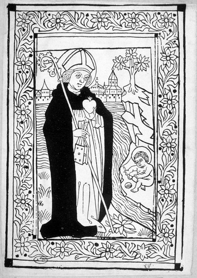 Szent Ágoston - metszet alkotó: Unknown artist