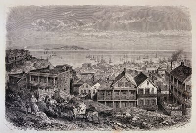 San Francisco-öböl (Kalifornia) – a „" A világ körül" című filmben alkotó: Unknown artist