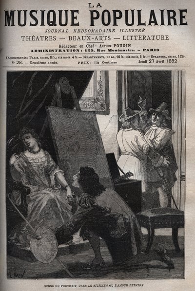 A portré jelenete Moliere „” e Sicilian ou l