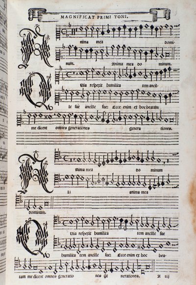 Giovanni Animuccia Magnificat kottaoldala alkotó: Unknown artist