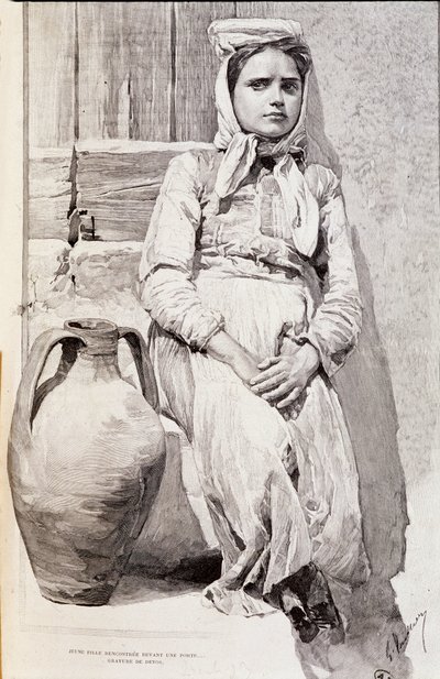 szicíliai lány alkotó: Unknown artist