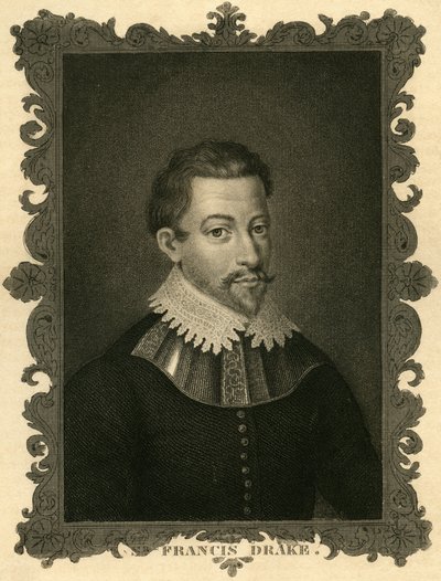 Sir Francis Drake (1540-1596) alkotó: Unknown artist