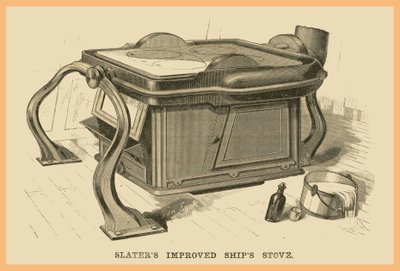 Slaters Improved Ships tűzhely alkotó: Unknown Artist