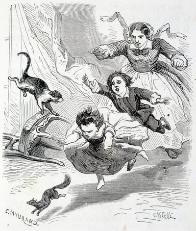 Sophie és a mókus – Hachette Ségur grófnőjének „Szófi szerencsétlenségei” című művében alkotó: Unknown artist