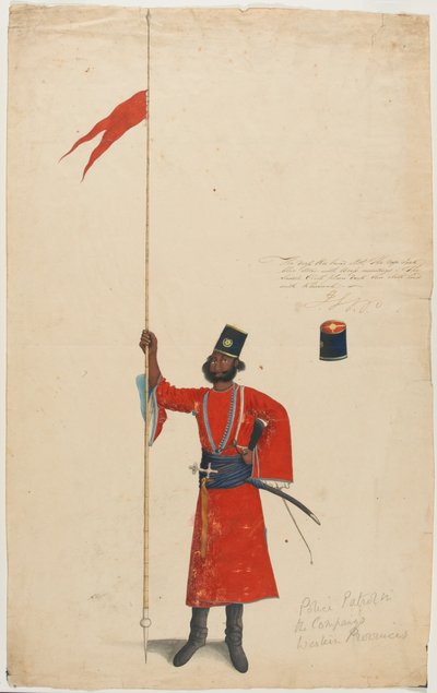 Sowar a Rohilla lovasságból alkotó: Unknown artist