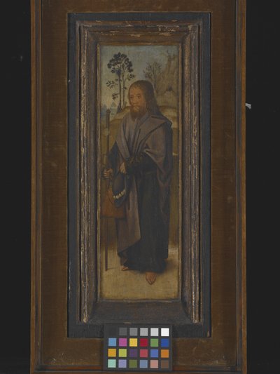 Szent Jakab (A zarándok) (olaj, fa) alkotó: Unknown artist