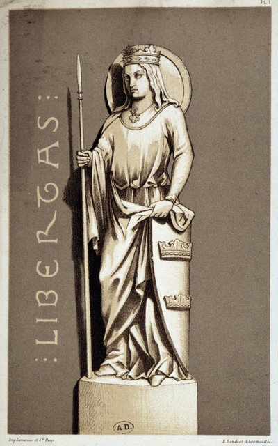 A Chartres-i Szabadságot ábrázoló szobor. alkotó: Unknown artist