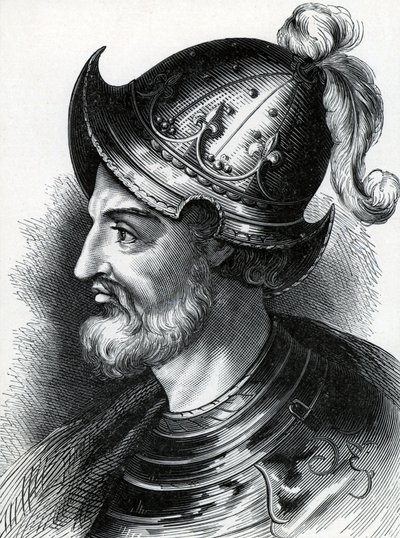 Stephen of Blois (Stephen of England, c1097-1154), c1900 (metszet) alkotó: Unknown artist