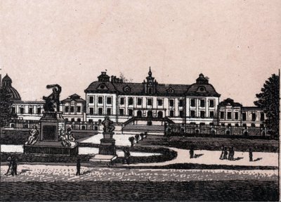 Stockholm, Svédország: kilátás Drottningholm várára (Castle Drottningholms). in "" A világ 168 nézetet szemléltet"" Keltezés nélküli (XIX. század vége) alkotó: Unknown artist
