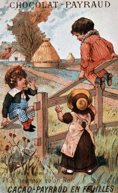 Swing játék, csokireklám Payraud alkotó: Unknown artist