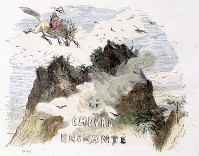 Mese: Az elvarázsolt ló – az „Ezeregy éjszaka”-ban”, szerk. Emile Guérin, mesélte Md Bondet, Párizs, n.d. alkotó: Unknown artist