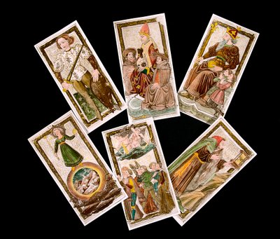 Tarot kártyák a 15. századból. alkotó: Unknown artist