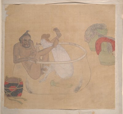 Tatár tiszt a szőke hölggyel alkotó: Unknown Artist