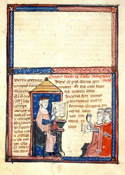 Ovidius tanár - A középkor miniatúrája (418. sz alkotó: Unknown artist