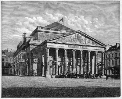 Teatre Royal de la Monnaie, Brüsszel, Belgium alkotó: Unknown artist