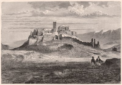 Az athéni Akropolisz a XIX alkotó: Unknown