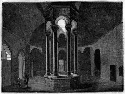 Girona arab fürdője (Girona) Spanyolországban. alkotó: Unknown artist