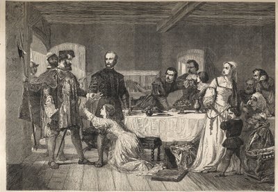 John Brown, Ashford, a lollard és az egyik első mártír letartóztatása VII. Henrik uralkodásának korai szakaszában - 1517 - alkotó: Unknown artist
