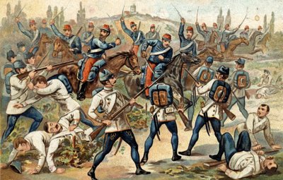 A solferinói csata (június 24 alkotó: Unknown artist