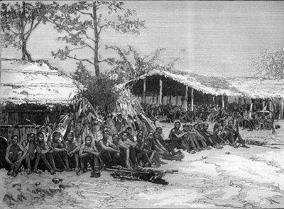 A Brazza-misszió Nyugat-Afrikában (Pietro Paolo Savorgnan di Brazza vagy Pierre Paul Francois Camille Savorgnan de Brazza alkotó: Unknown artist