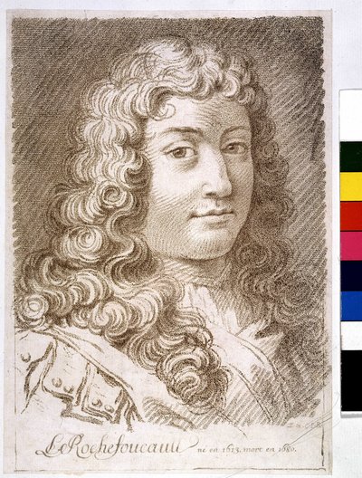 La Rochefoucault hercege - nyomtatás alkotó: Unknown artist