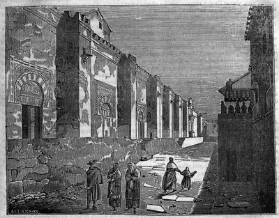 A Cordoba mecset Spanyolországban. Ma a keresztény székesegyház alkotó: Unknown artist