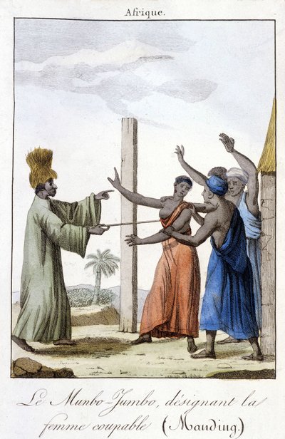A Mumbo-Jumbo, a nőt bűnösnek minősítve (Mandingo) alkotó: Unknown artist