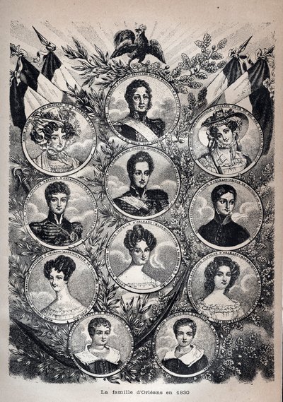 Az Orleans család 1830-ban - Louis Philippe - alkotó: Unknown artist