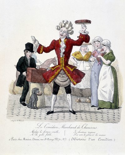 A dalkereskedő komikus c. 1820 alkotó: Unknown artist