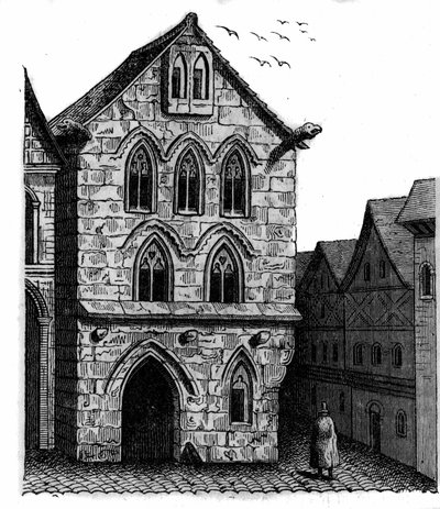 A Templomos Ház Louviers-ben, Normandiában. alkotó: Unknown artist
